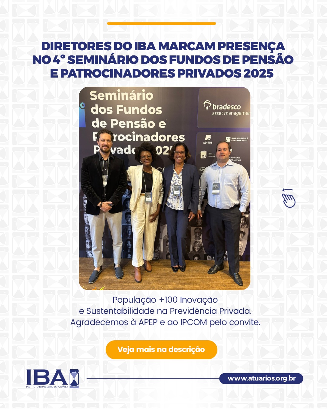 Daniel R. Conde Esteve Presente na Primeira Reunião de 2025 do Comitê Técnico de Previdência Fechada